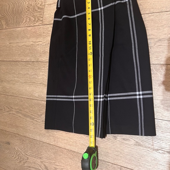 Club Monaco Lovelle Skirt - Jupe navy faux wrap plaid - Picture 5 of 8